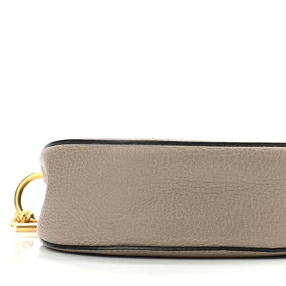 Chloe Grained Lambskin Mini Drew Shoulder Bag Motty Grey 8 of 9