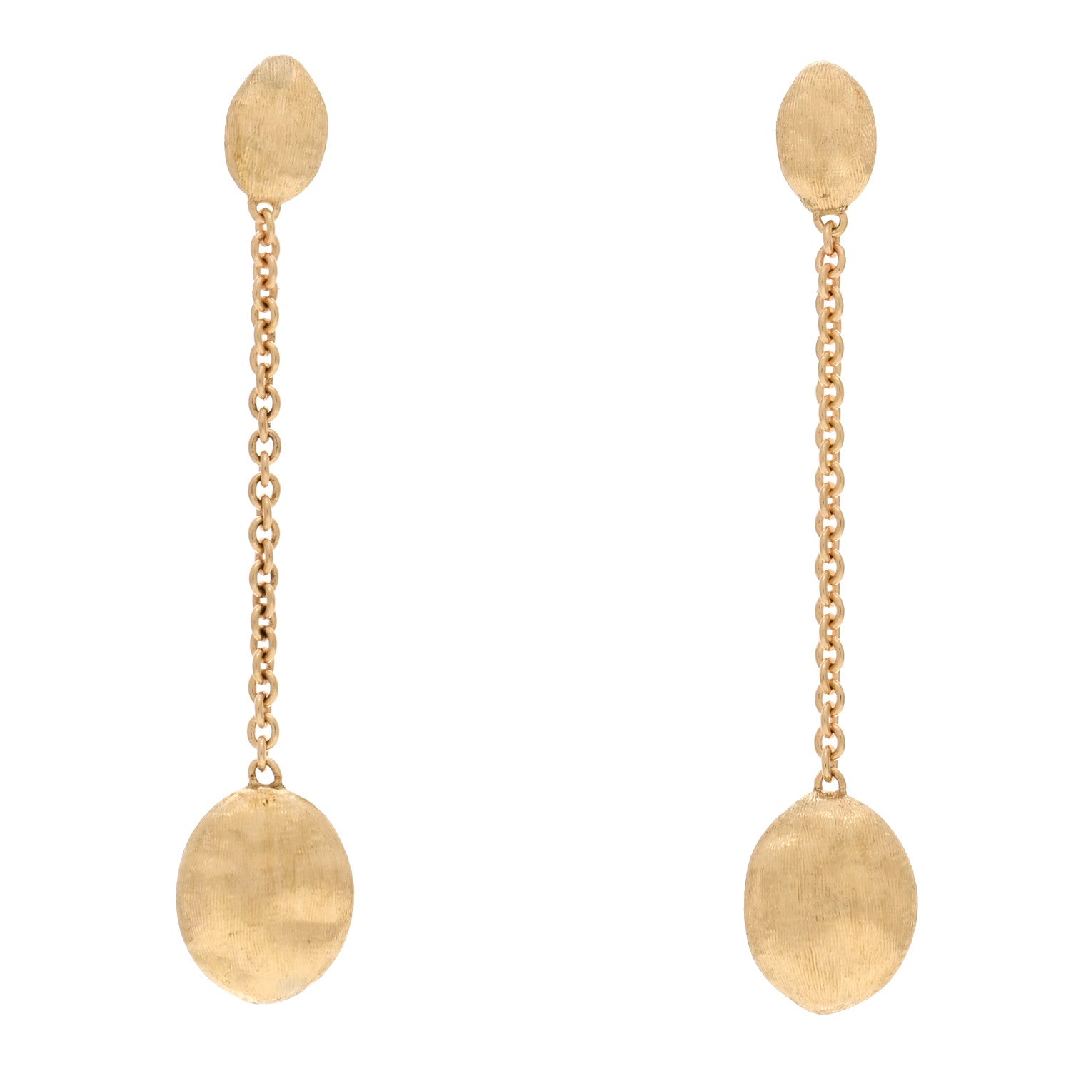 Marco Bicego 18K Yellow Gold Siviglia Drop Earrings 1 of 4