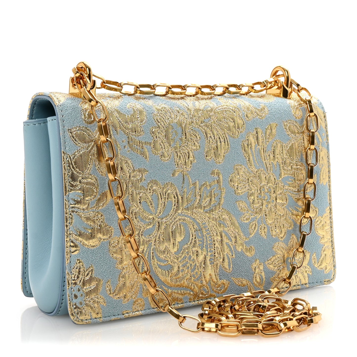 Brocade DG Girls Shoulder Bag Light Blue