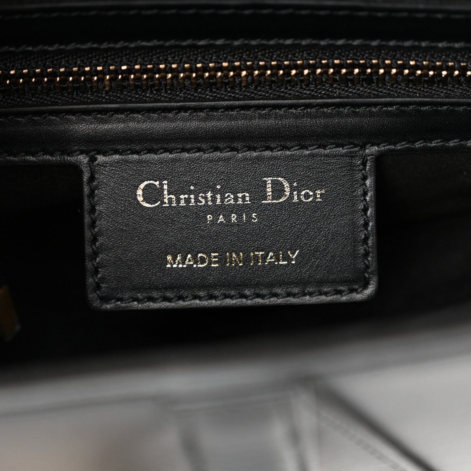 Christian Dior Calfskin Saddle Bag Black 6 of 14