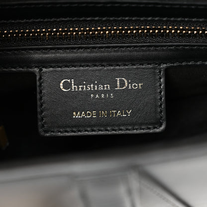 Christian Dior Calfskin Saddle Bag Black 6 of 14
