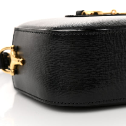 Gucci Calfskin Mini Horsebit 1955 Camera Shoulder Bag  Black 9 of 12