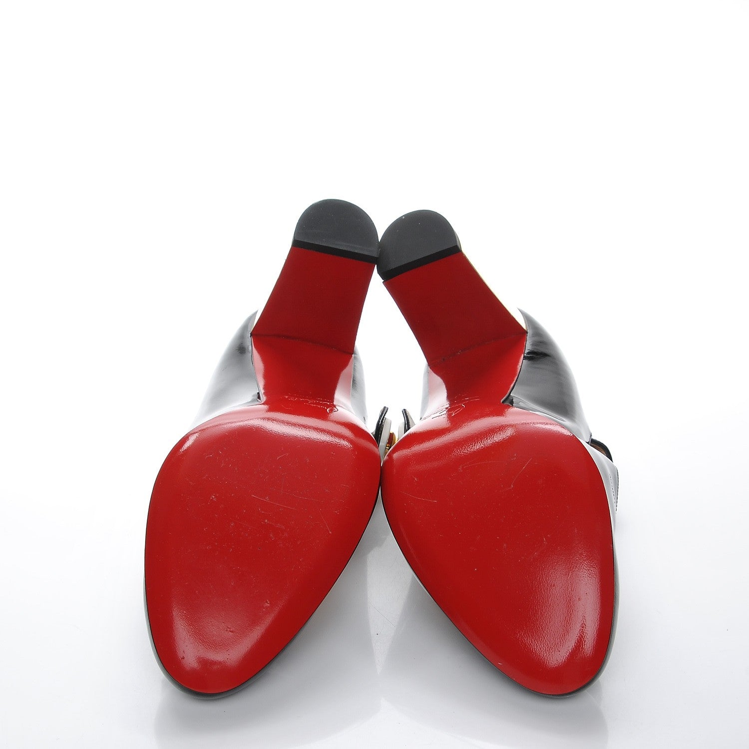 Christian Louboutin Patent Bibaba 85 Pumps 38 Black 10 of 14