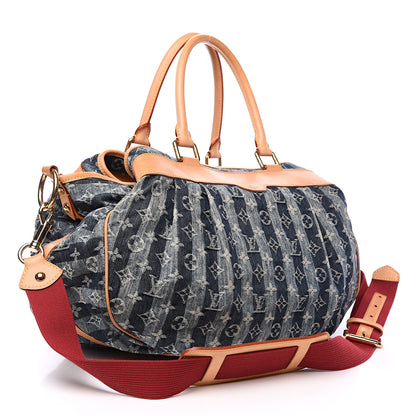 Louis Vuitton Denim Raye Cabas GM 2 of 12