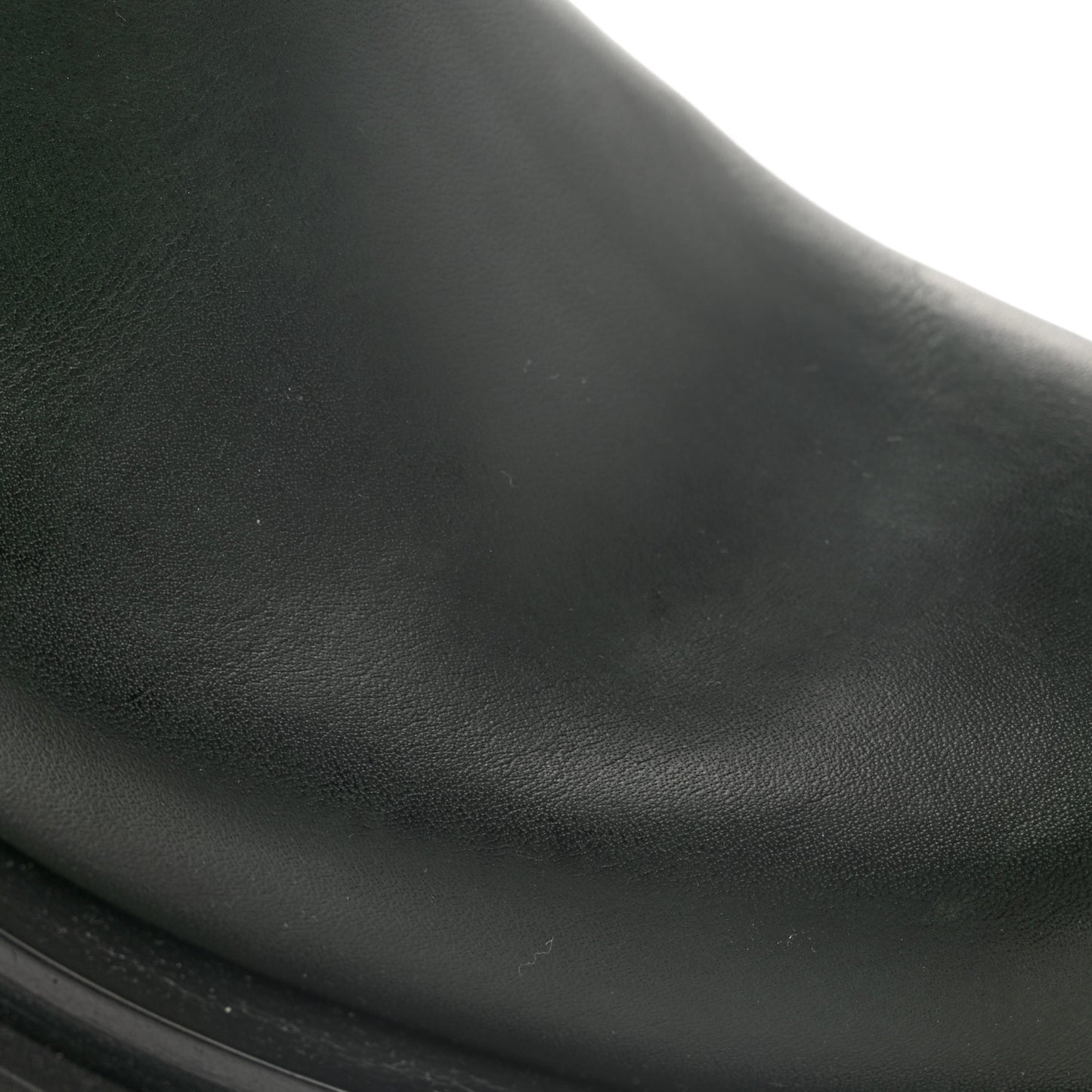 Calfskin The Lug Chelsea 55mm Boots 38 Bottle Green