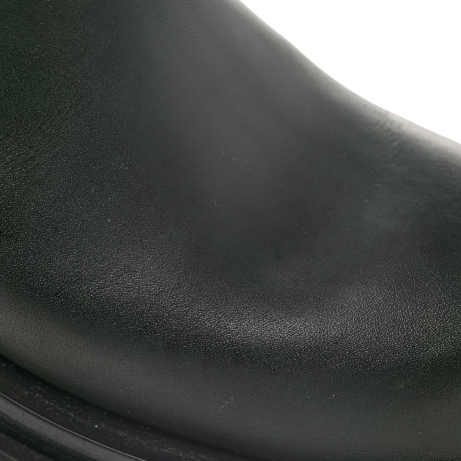 Bottega Veneta Calfskin The Lug Chelsea 55mm Boots 38 Bottle Green 11 of 12