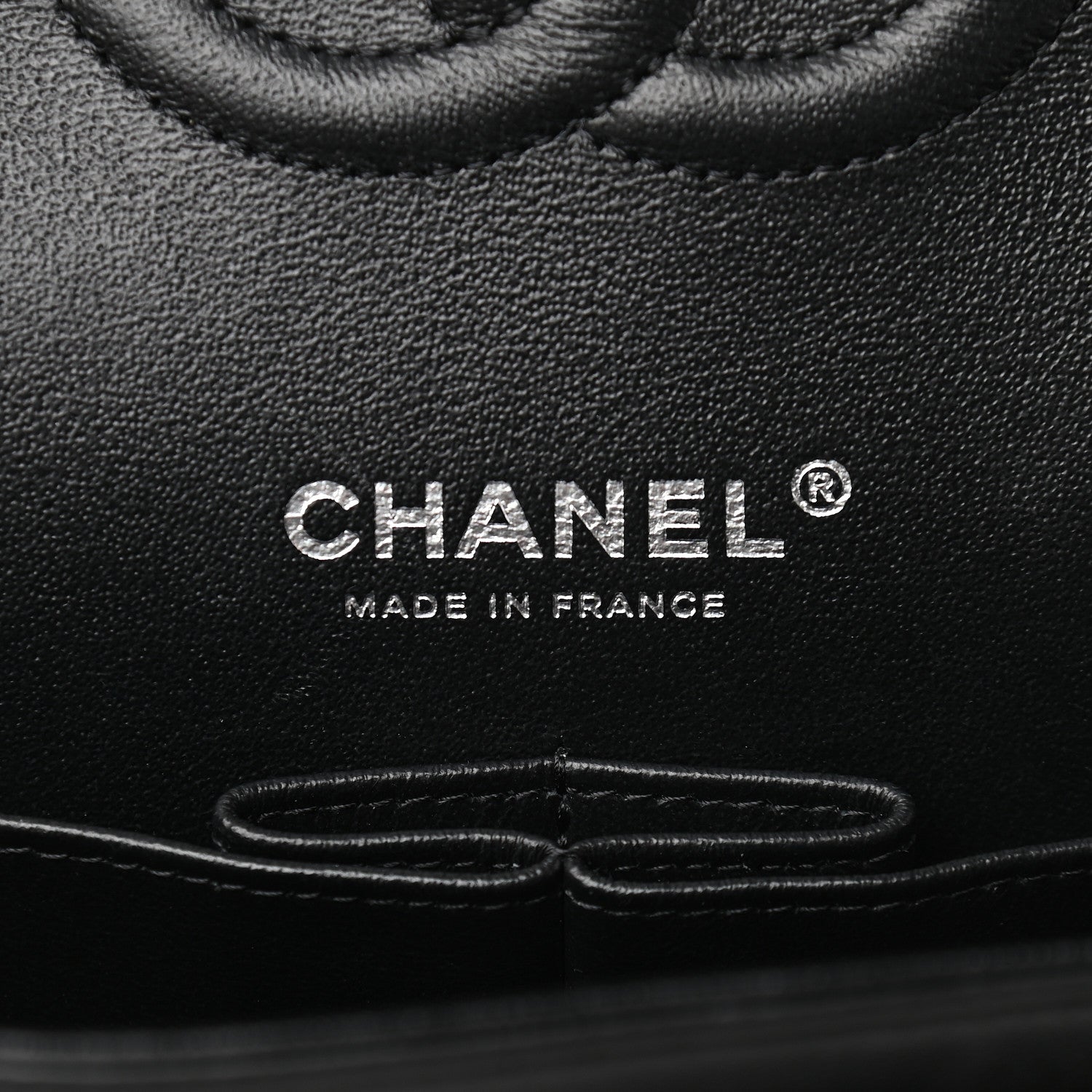 Chanel Velvet Sequin Mesh Lambskin Medium Double Flap Black 5 of 8