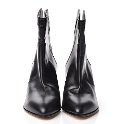 Chanel Calfskin CC Short Boots 40 Black 2 of 14