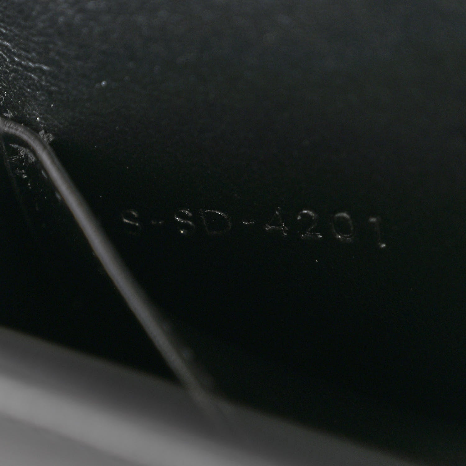 Celine Shiny Calfskin Mini Triomphe Black 7 of 10