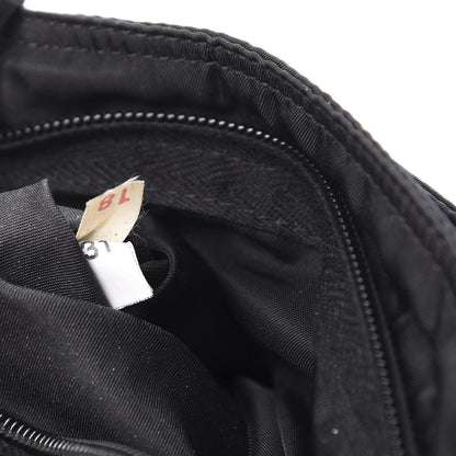 Prada Nylon Flat Messenger Bag Black 7 of 11