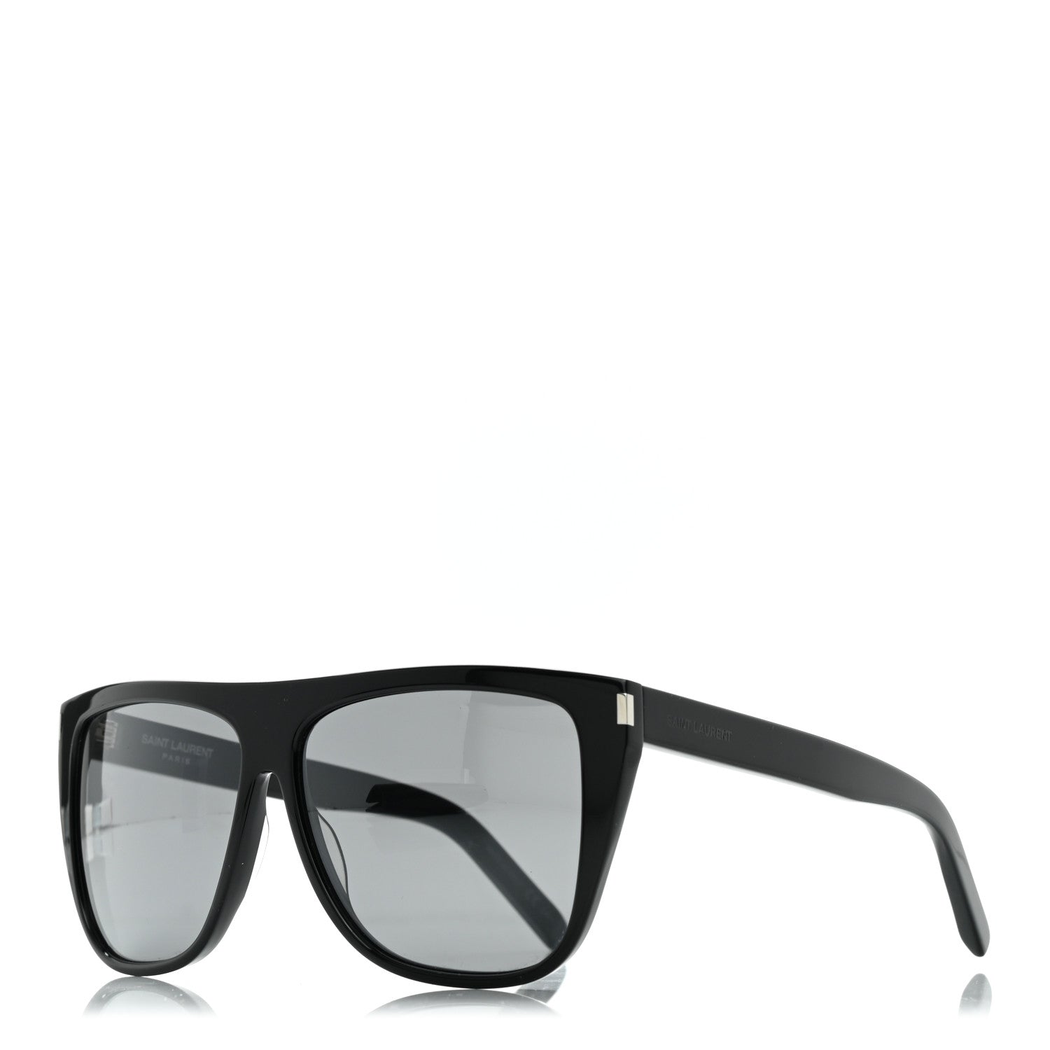 Saint Laurent Acetate SL1 Sunglasses Black 1 of 8