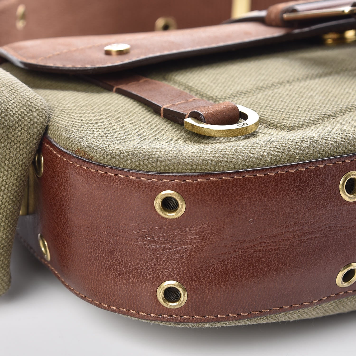 Christian Dior Canvas Calfskin Street Chic Columbus Ave Green 13 of 15