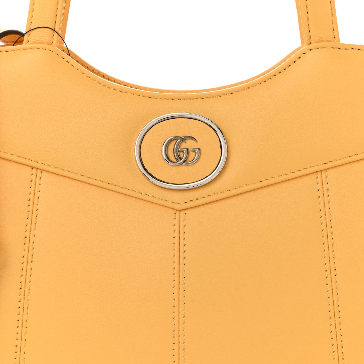 Gucci Senna Calfskin Petite GG Small Tote Bag Sunny Yellow 8 of 11