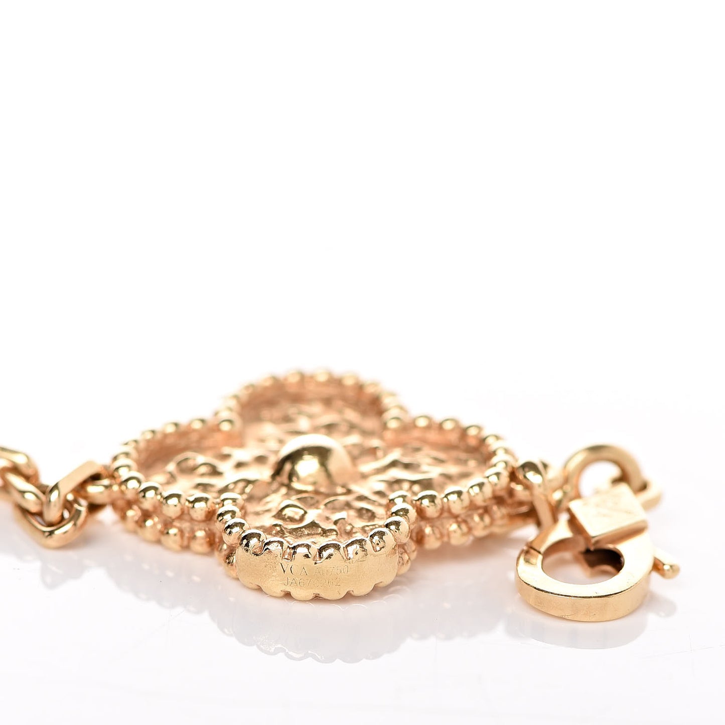 18K Yellow Gold 5 Motifs Vintage Alhambra Bracelet