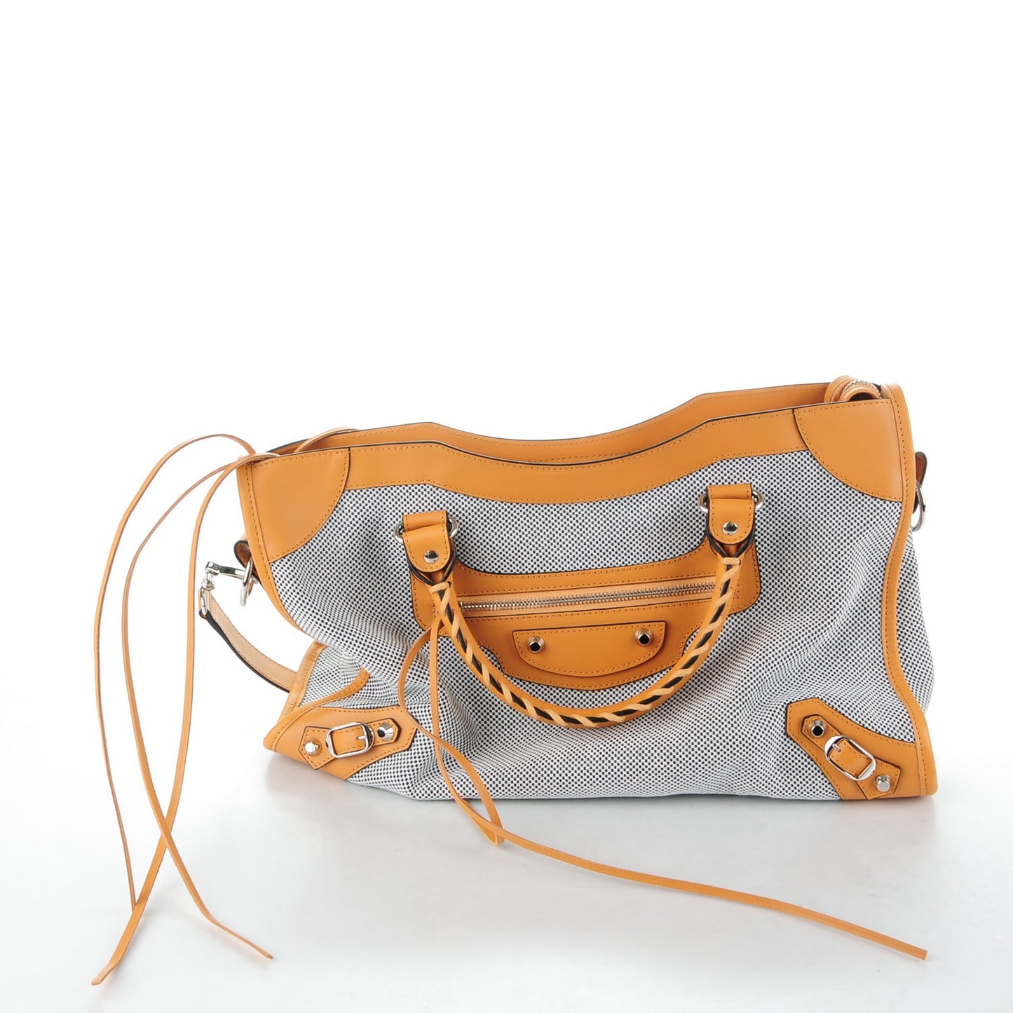 Calfskin Twill Perforated Classic Hardware City Tan