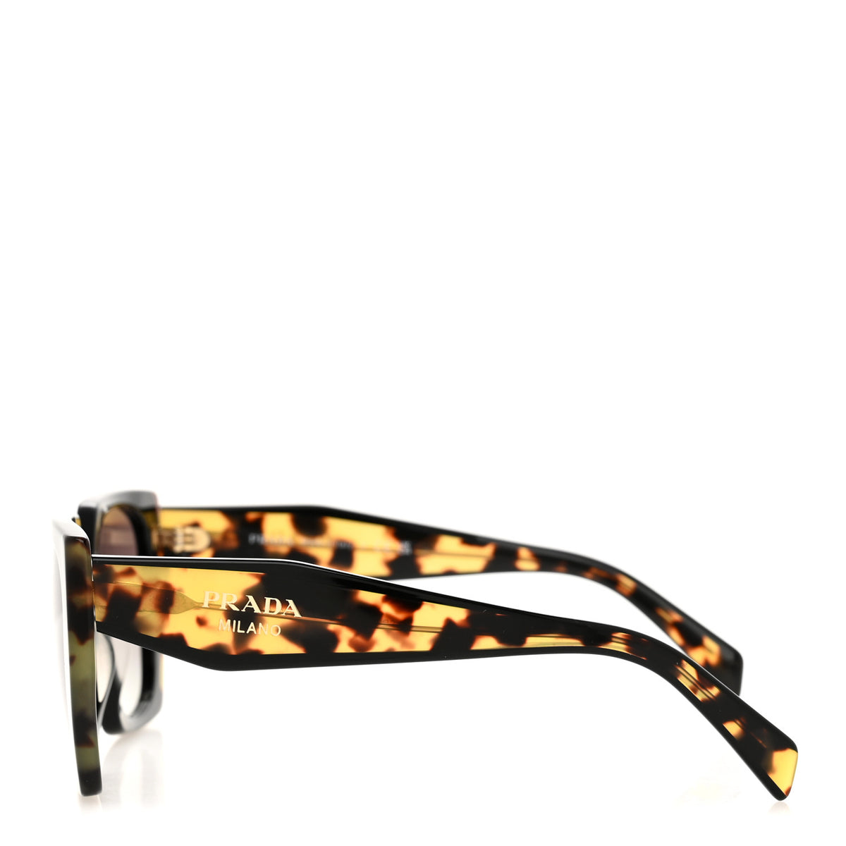 Prada Acetate Sunglasses SPR 15W Tortoise Black 3 of 7