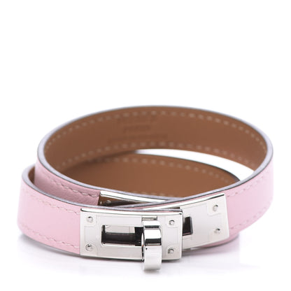 Hermes Swift Kelly Double Tour Bracelet T2 Rose Sakura 1 of 5
