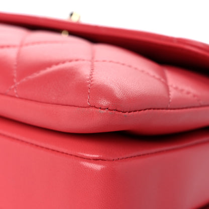 Chanel Lambskin Quilted Small Trendy CC Flap Dual Handle Bag Red 11 of 11