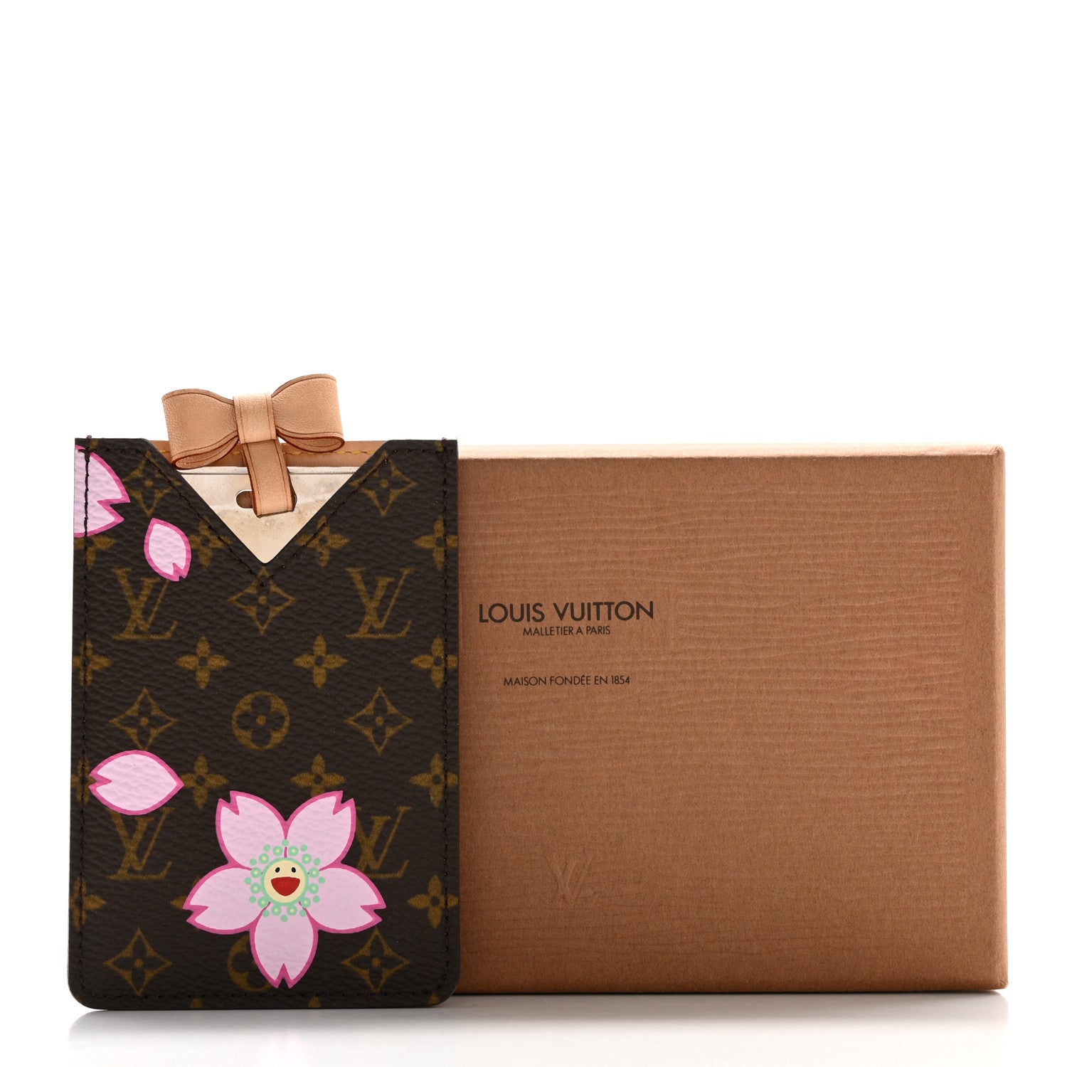 Louis Vuitton Monogram Cherry Blossom Mirror With Case Brown 11 of 11