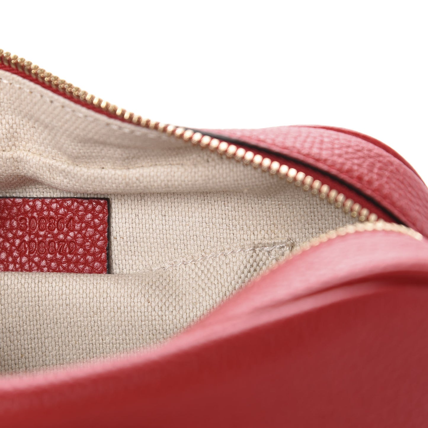 Pebbled Calfskin Small Soho Disco Bag Tabasco Red