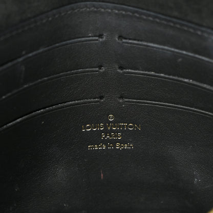 Louis Vuitton Damier Ebene Vavin Chain Wallet Black 6 of 10