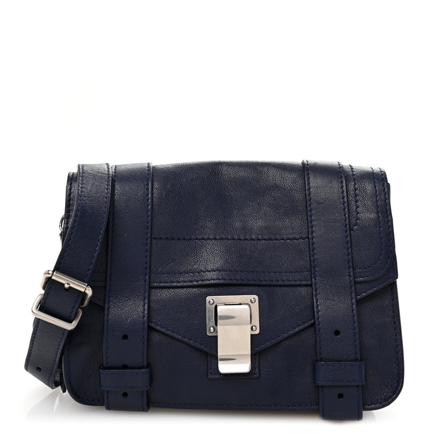 Lambskin PS1 Mini Crossbody Bag Indigo
