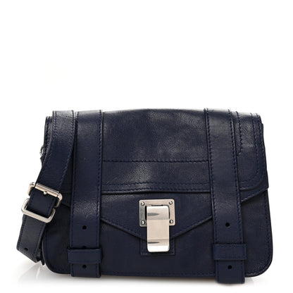 Proenza Schouler Lambskin PS1 Mini Crossbody Bag Indigo 1 of 10