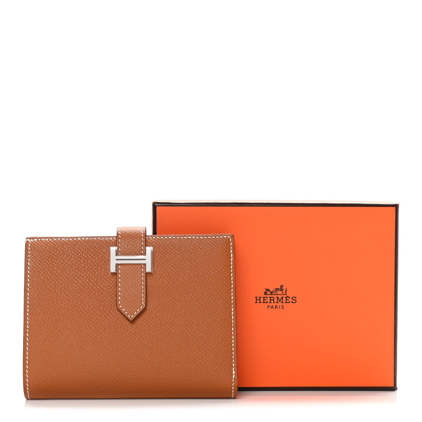 Epsom Bearn Compact Wallet Gold
