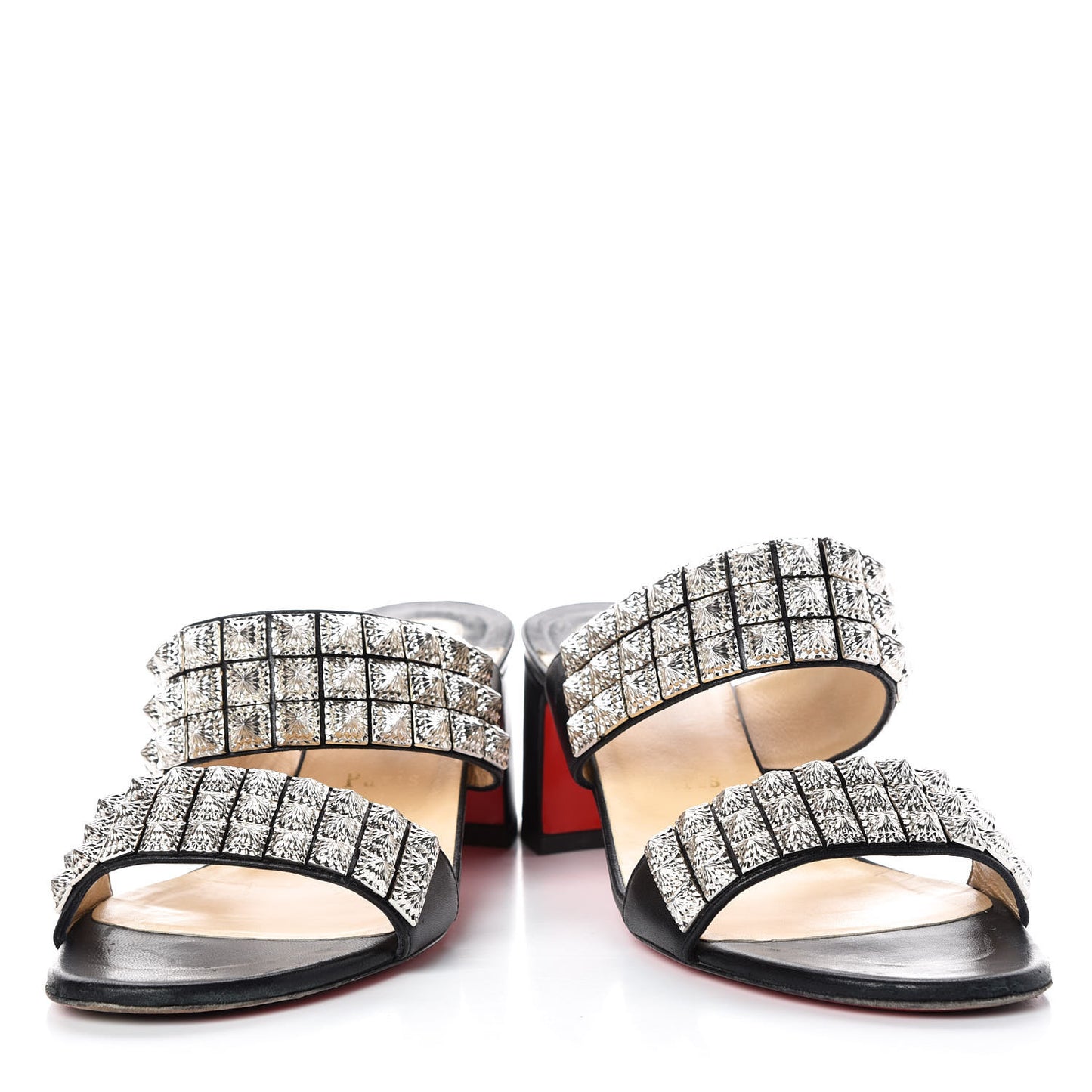 Nappa Myriadiam 55 Slide Sandals 40 Black