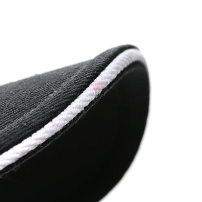Chanel Cotton CC Cap Hat Black White 9 of 9