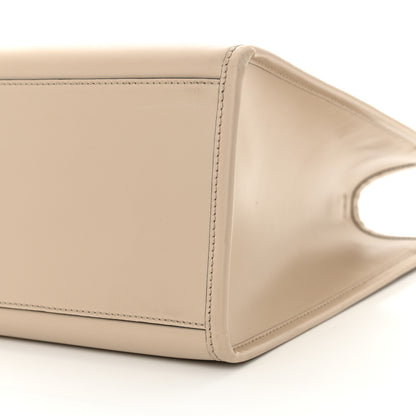 Fendi Vitello King Plexiglass Elaphe Python Print Logo Medium Fendi Sunshine Shopper Tote Tartufo Daisy Roccia 10 of 14