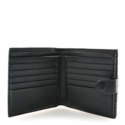 Bottega Veneta Nappa Intrecciato French Flap Wallet Black 5 of 7