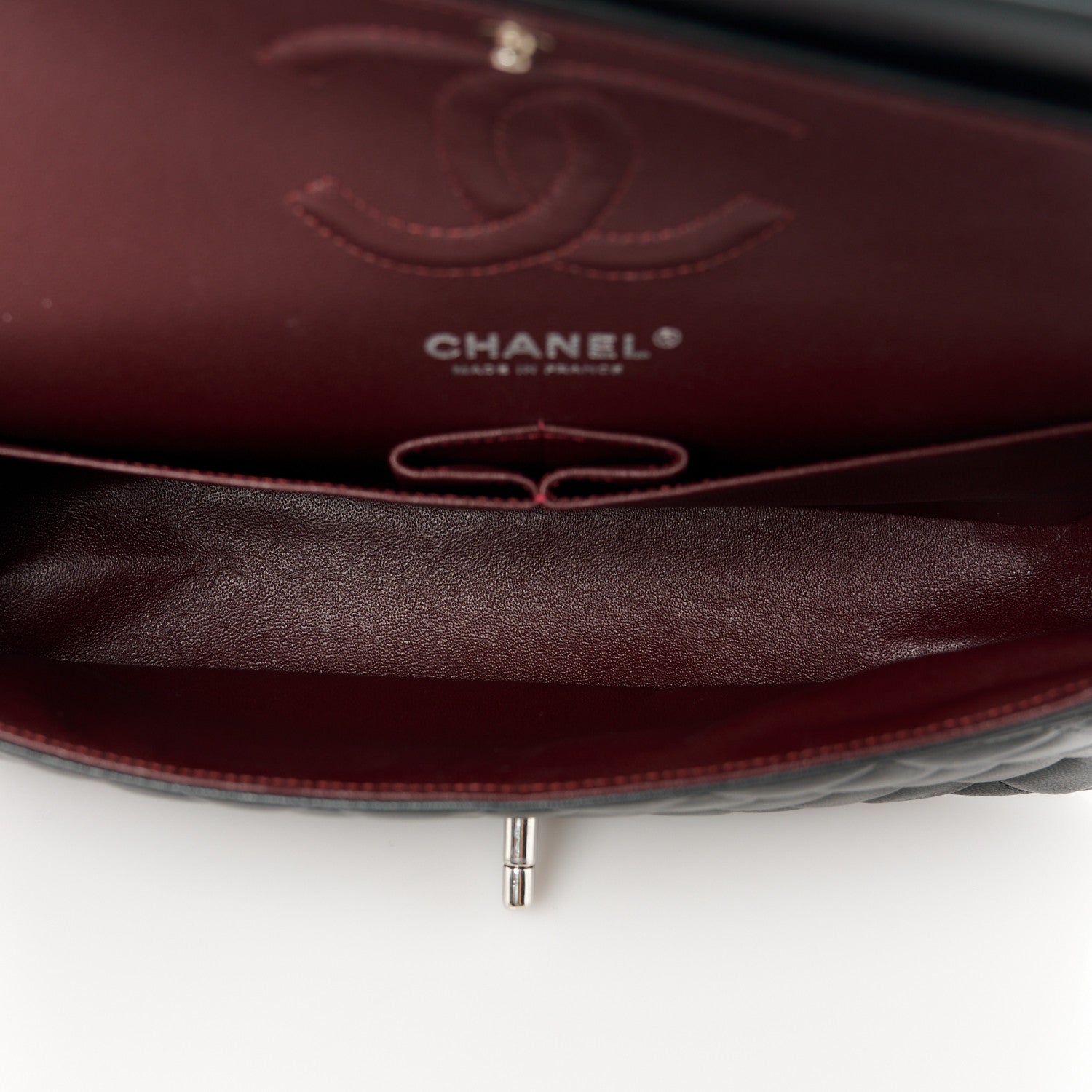 Chanel Lambskin Quilted Medium Double Flap Black 5 of 11