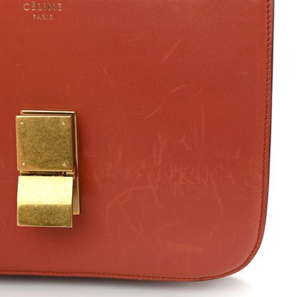 Celine Box Calfskin Medium Classic Box Flap Bag Lipstick 13 of 18