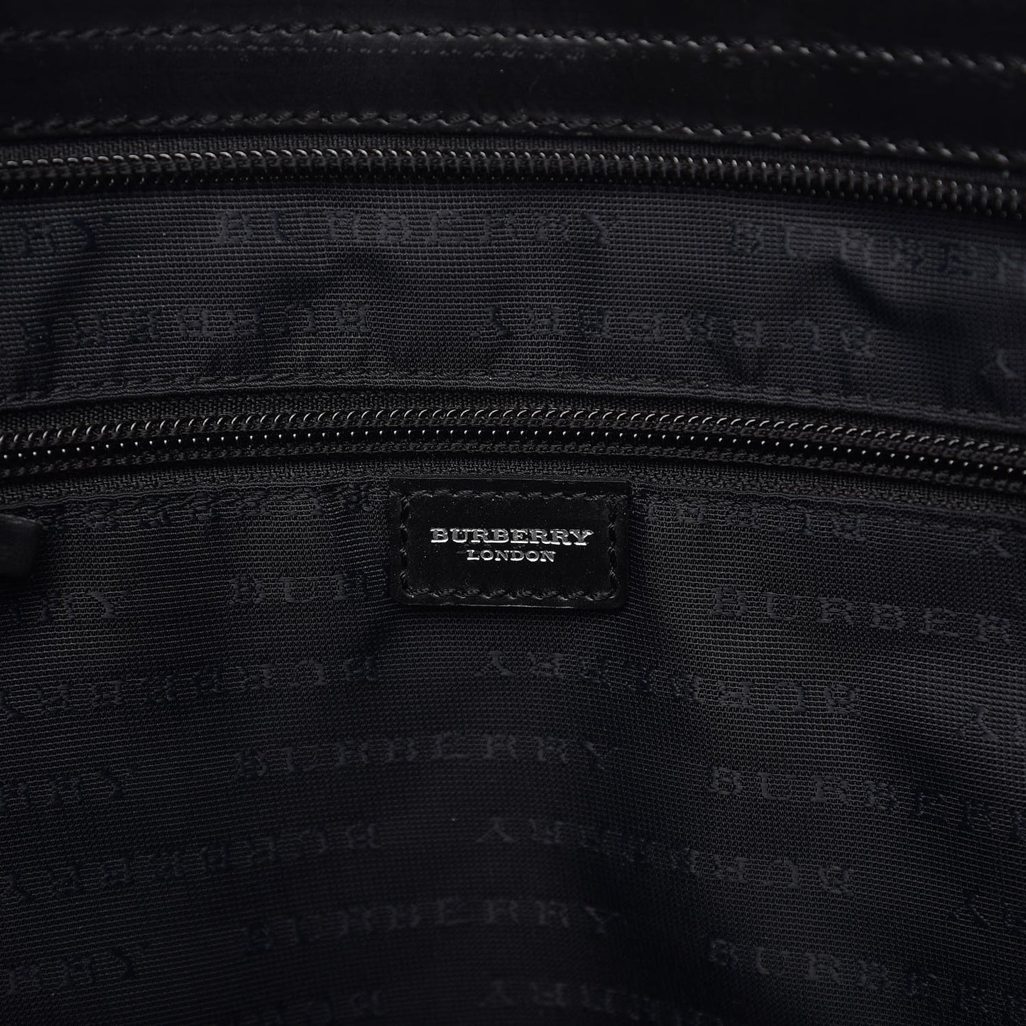 House Check Tote Black