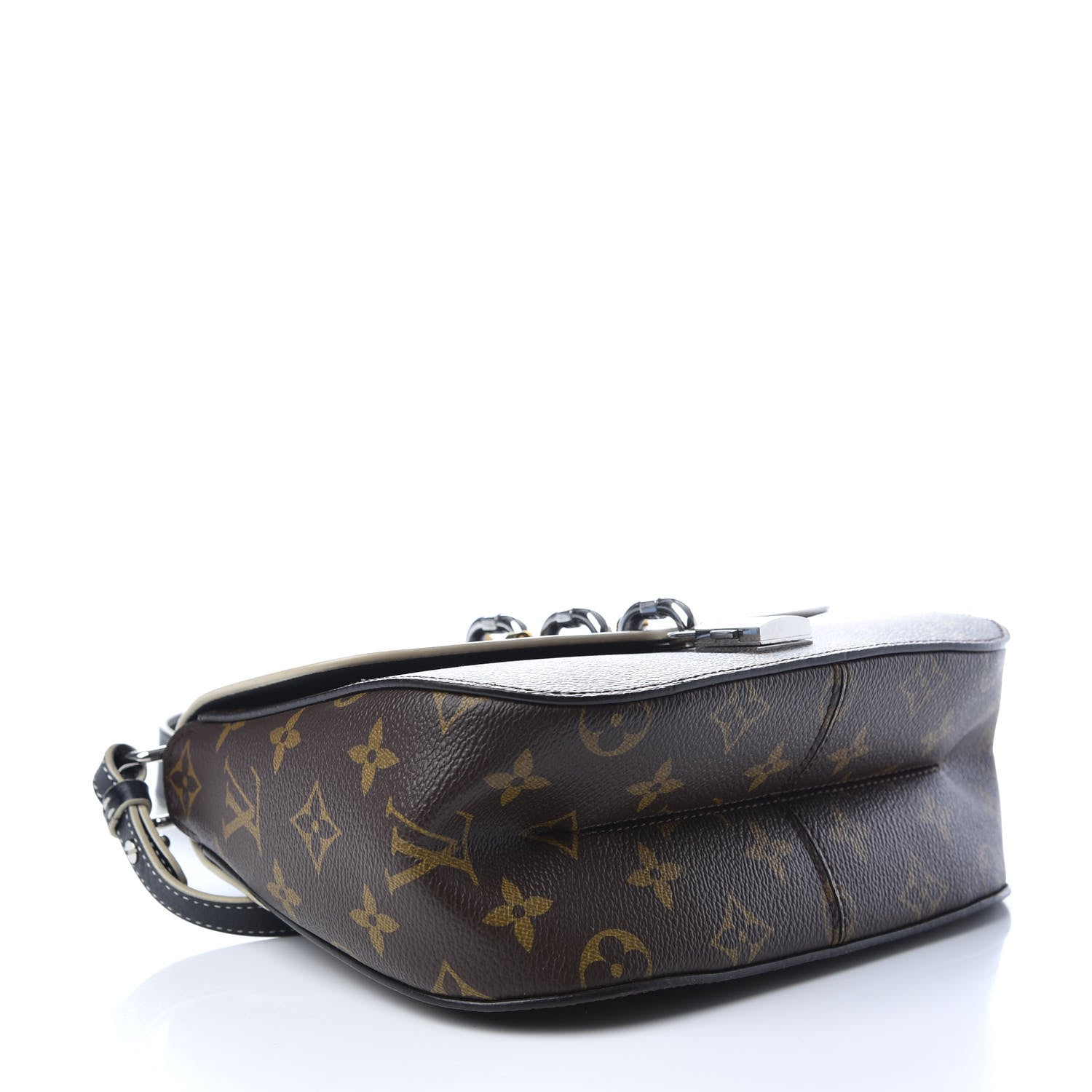 Louis Vuitton Calfskin Monogram Chain It Bag PM Black 5 of 10