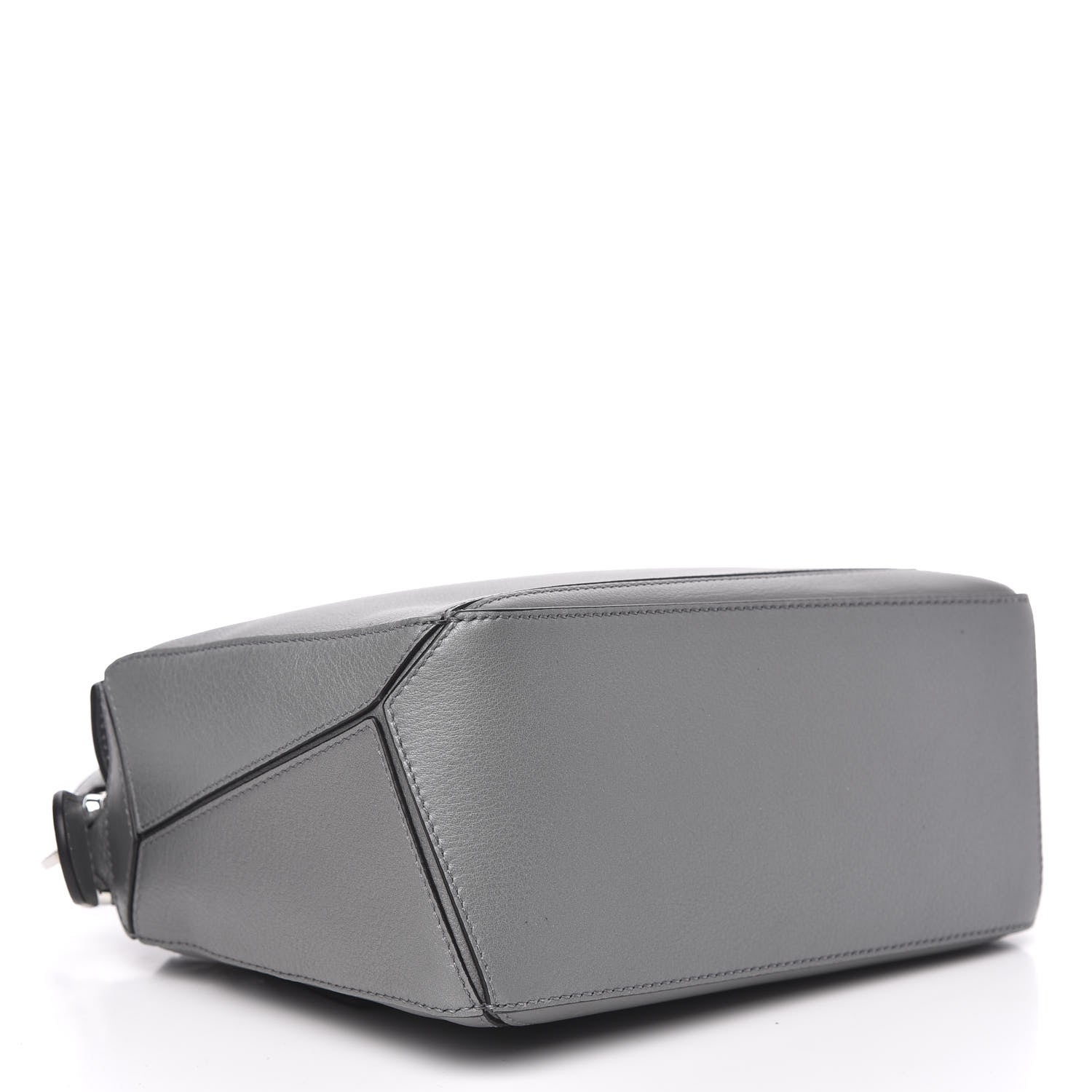 Loewe Calfskin Small Puzzle Bag Gunmetal 4 of 9
