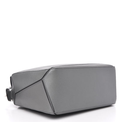 Loewe Calfskin Small Puzzle Bag Gunmetal 4 of 9
