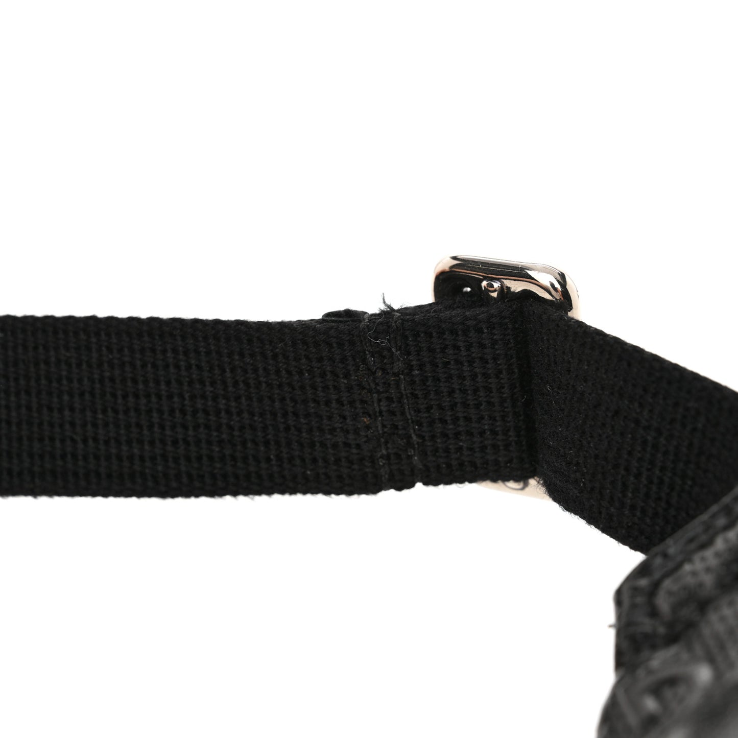 Calfskin GG Tennis Embossed Belt Bag Black