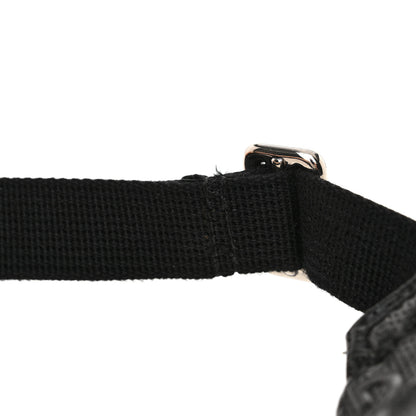 Gucci Calfskin GG Tennis Embossed Belt Bag Black 11 of 12