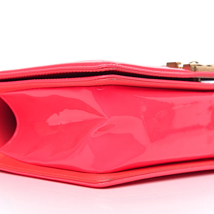 Chanel Patent Quilted Medium Boy Flap Pink 8 of 13