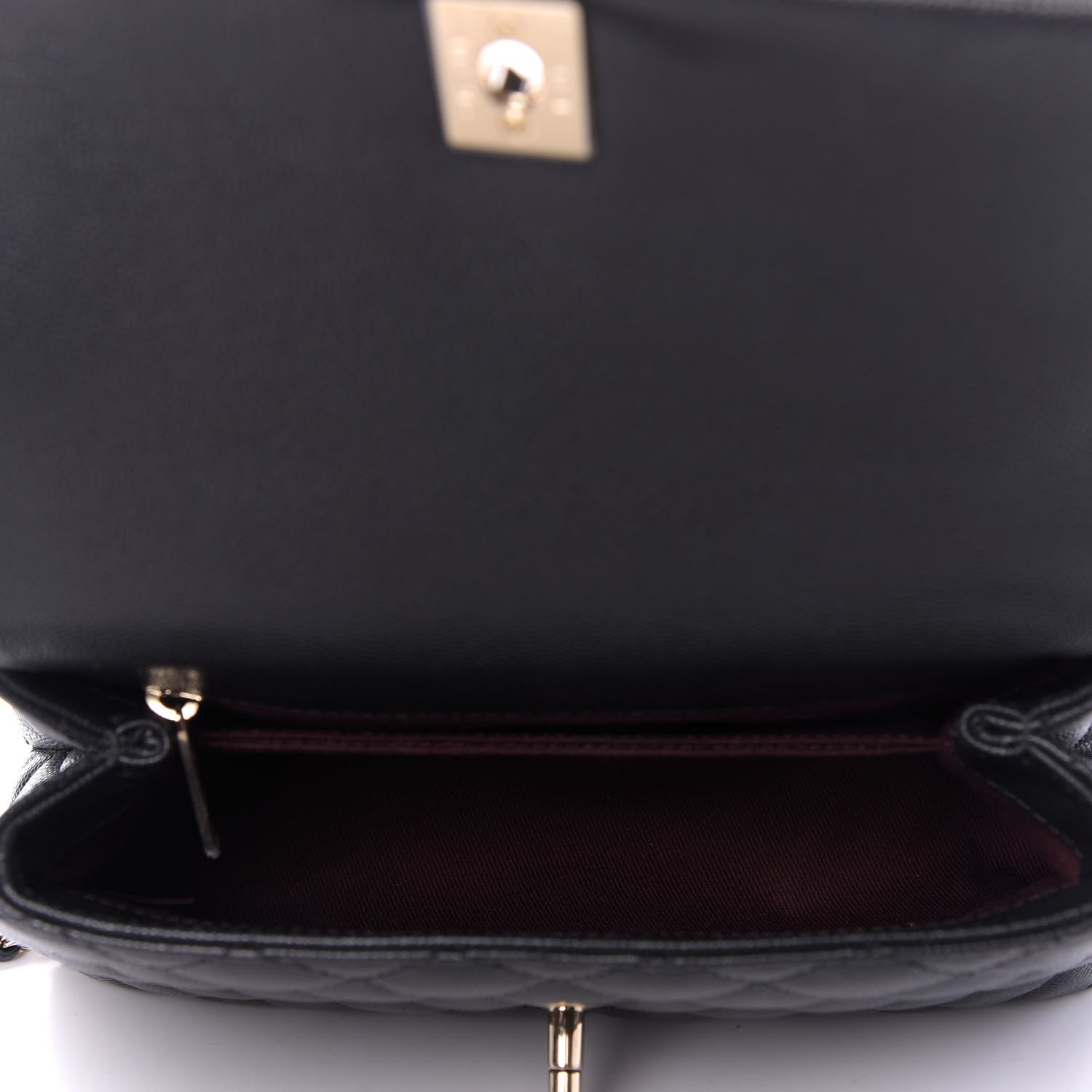 Chanel Caviar Quilted Mini Coco Handle Flap Black 5 of 9