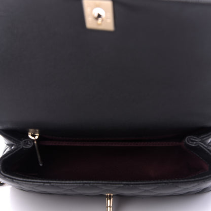 Chanel Caviar Quilted Mini Coco Handle Flap Black 5 of 9
