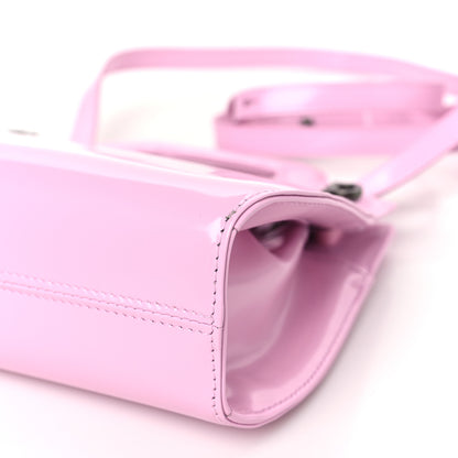 Salvatore Ferragamo Brushed Calfskin Mini Wanda Top Handle Bag Bubble Gum 8 of 8