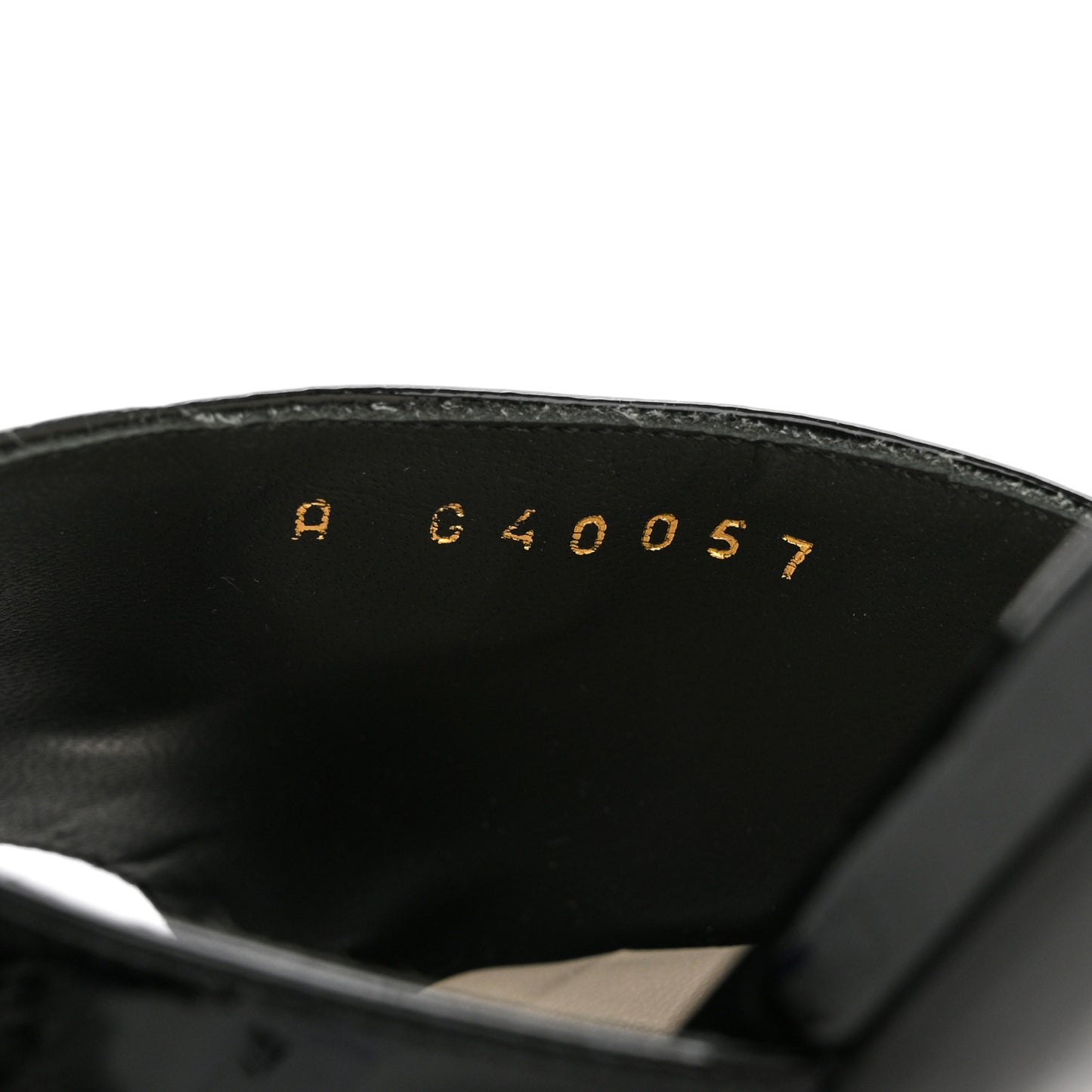 Patent Lambskin Pearl Mules 40.5 Black