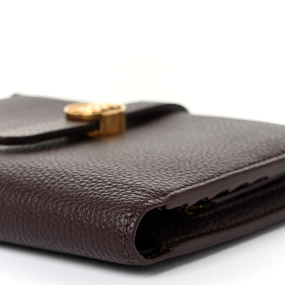 Burberry Grainy Calfskin Monogram Motif Folding Wallet Brown 6 of 9