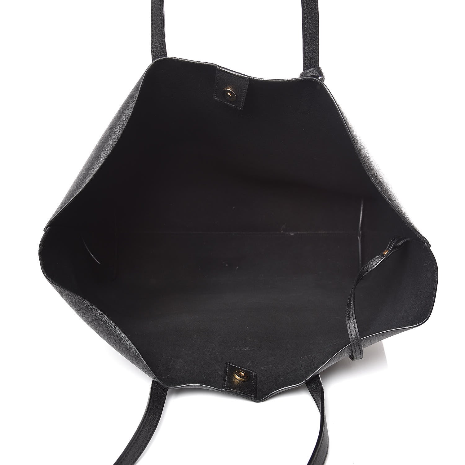 Saint Laurent Calfskin Large Shopping Tote Black 5 of 15