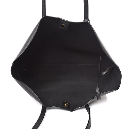Saint Laurent Calfskin Large Shopping Tote Black 5 of 15