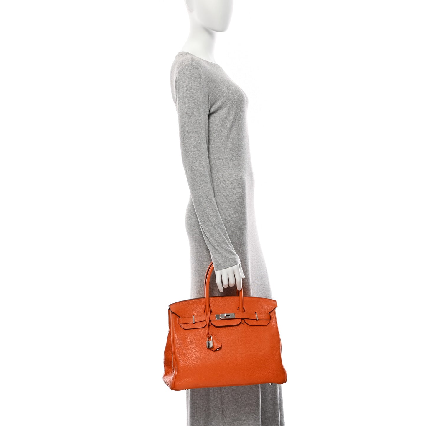 Togo Birkin 35 Orange