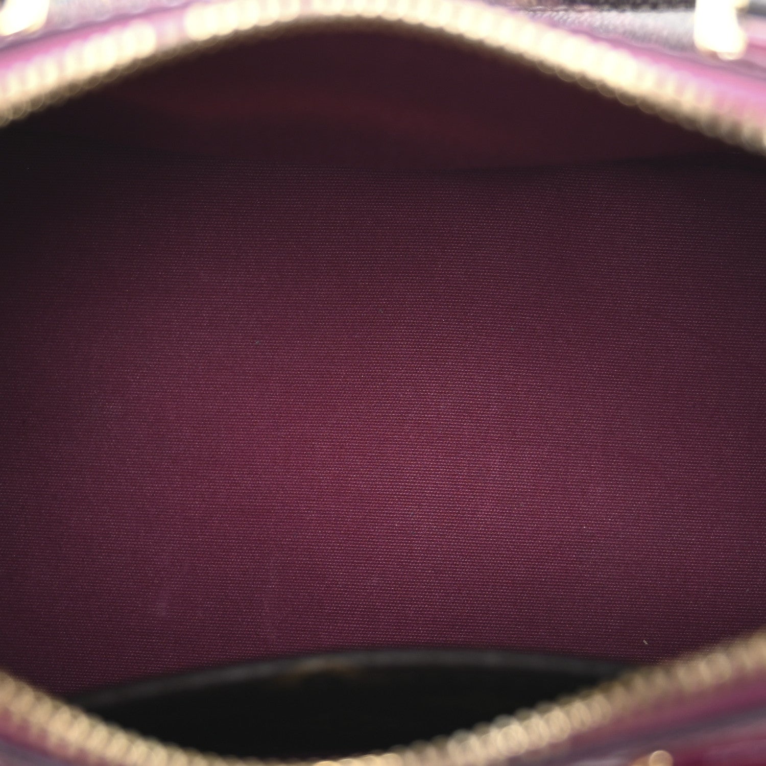 Louis Vuitton Patent Monogram Alma BB Magenta 5 of 11